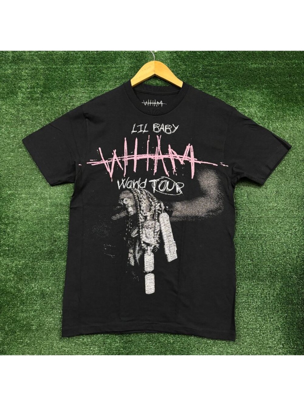 Lil Baby Wham World Tour Chains T-Shirt Size Medium